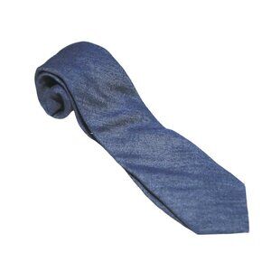 Tommy Hilfiger Vintage Men's Slim Cotton Navy Blue Casual Suit Tie